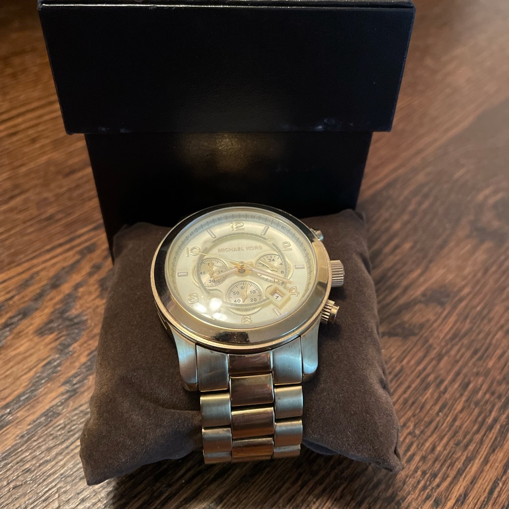 Michael Kohl’s gold women’s watch